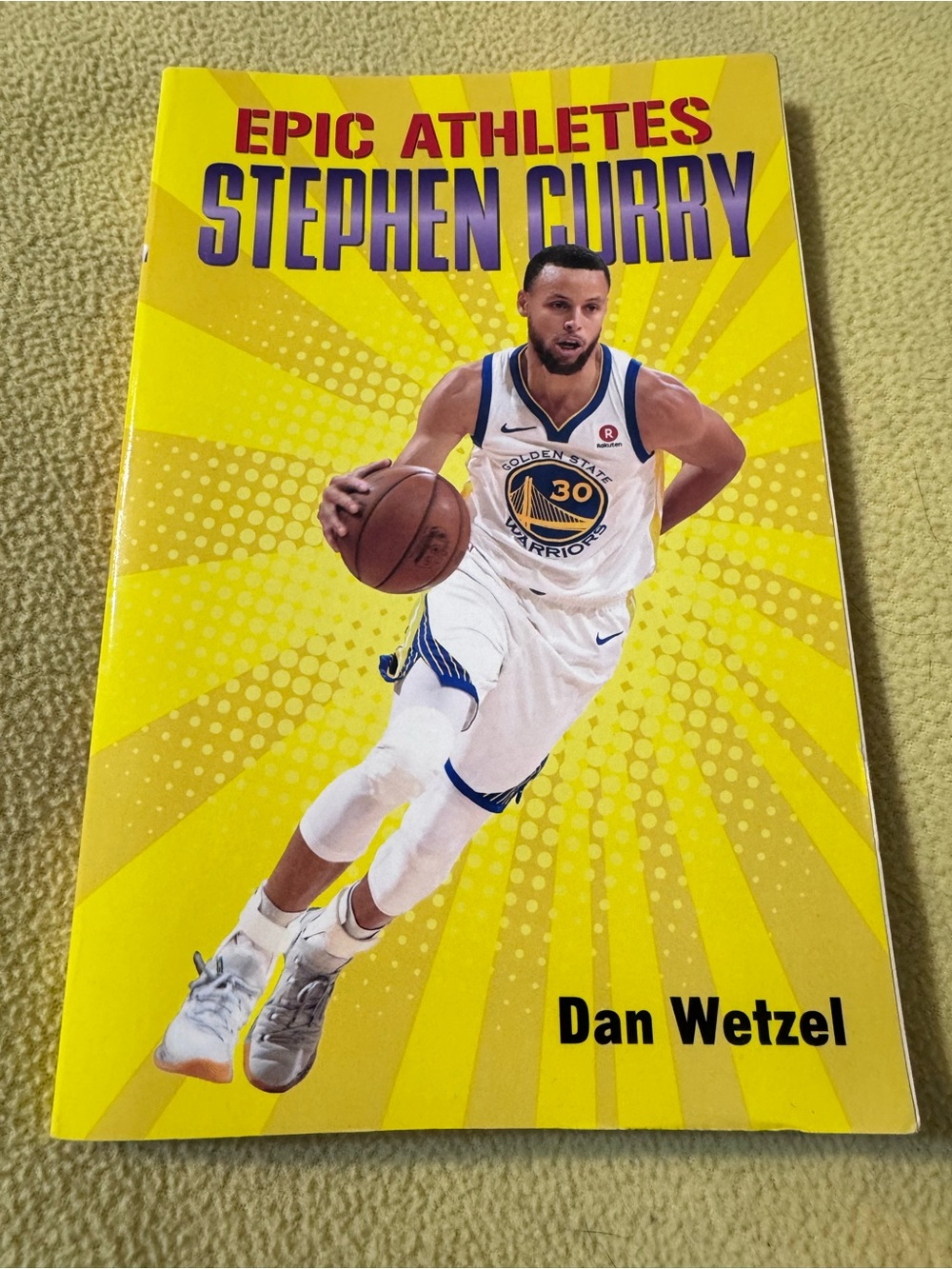 Epic Athletes Kids Book - Yellow Cover